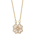 Four-Leaf Clover Hearts Necklace-0