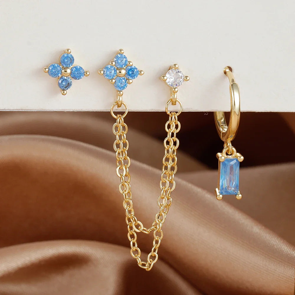 Zodiac Birthstone Earrings Set for Everyday Celestial Style-27