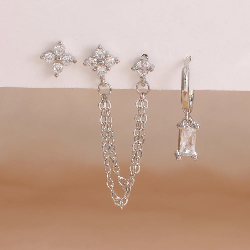 Zodiac Birthstone Earrings Set for Everyday Celestial Style-7