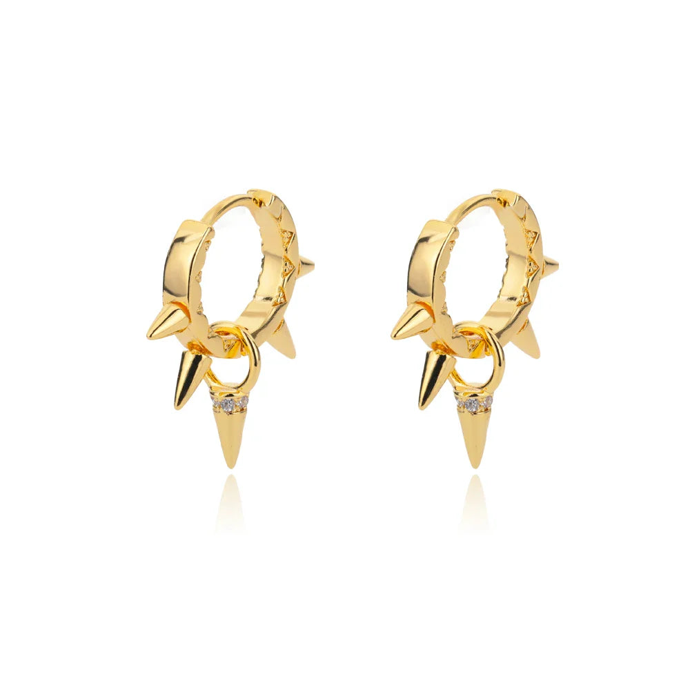 Minimalist Star Hoop Earrings for Everyday Elegance-6