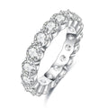 4mm 5cttw D Color Moissanite Wedding Band Ring