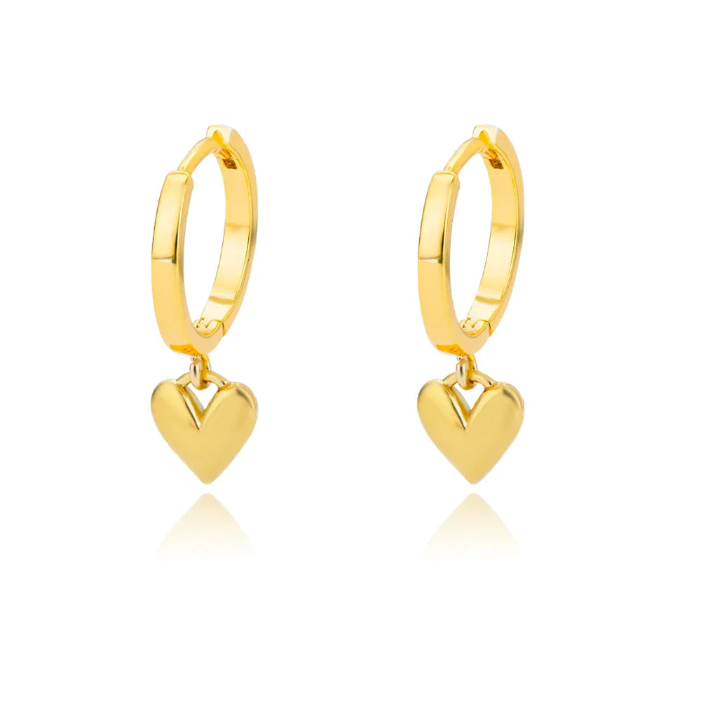 Minimalist Star Hoop Earrings for Everyday Elegance-7