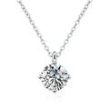 VVS1 D Moissanite Diamond Pendant Necklace for Women-0