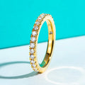 1.9 MM D Color Moissanite Wedding Band Ring