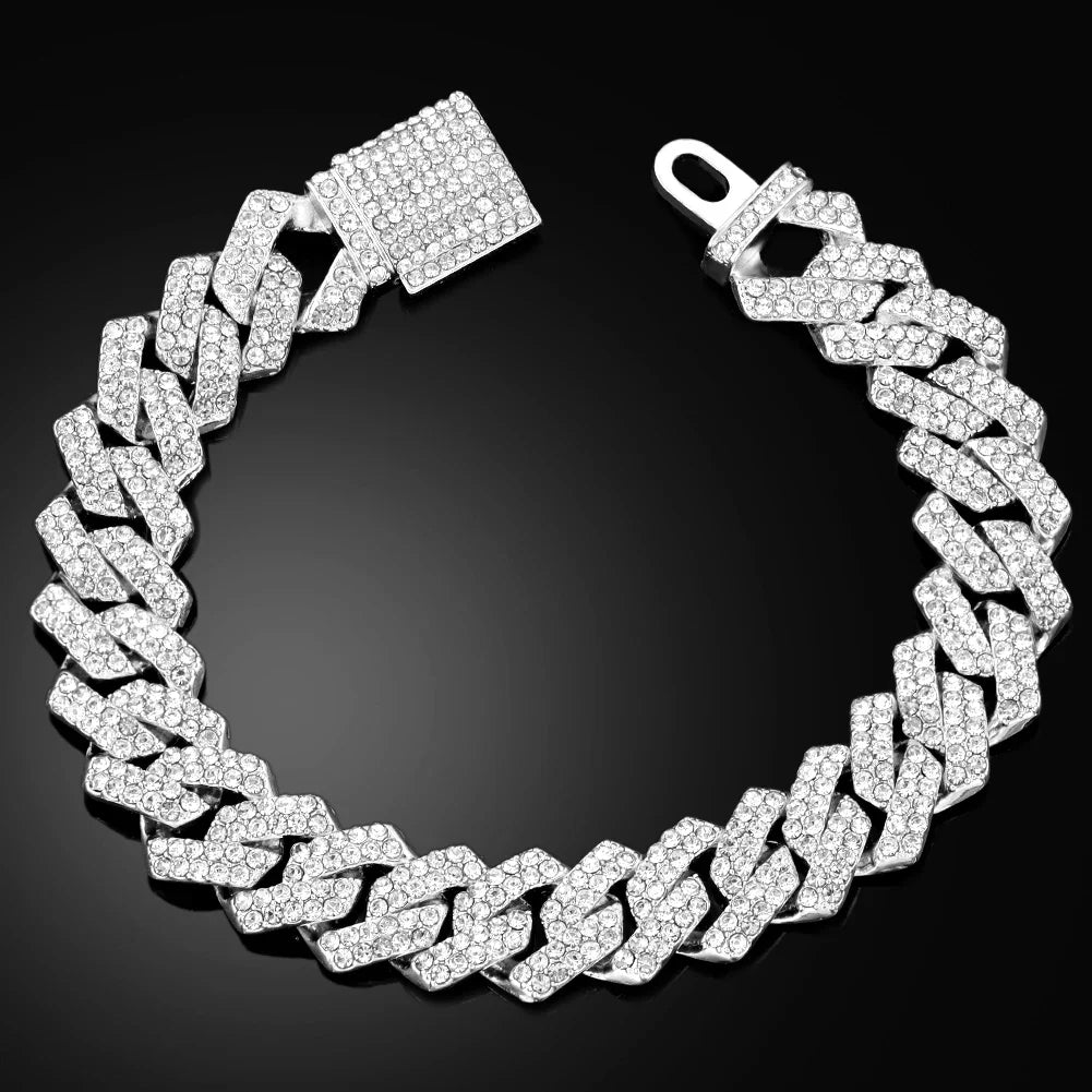 14MM Cuban Link Chain Bracelet-17