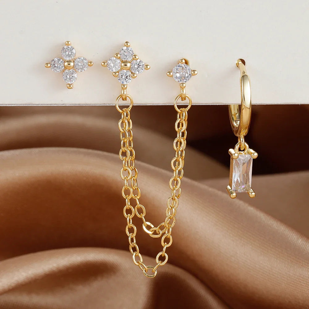 Zodiac Birthstone Earrings Set for Everyday Celestial Style-19