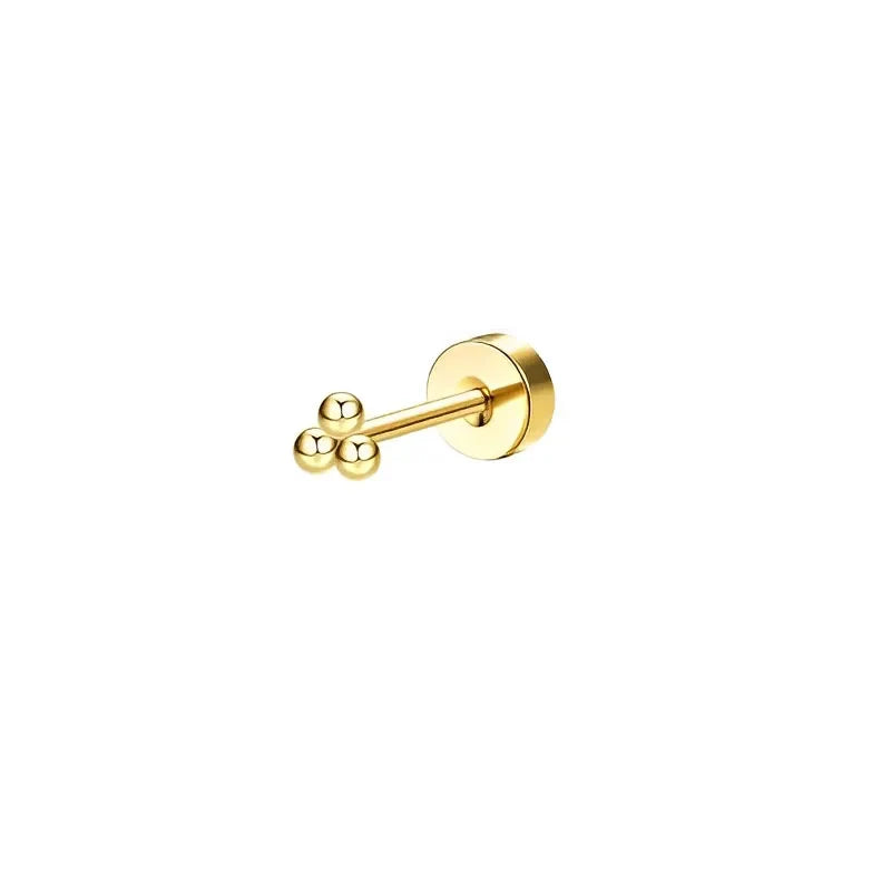 Bobisty Stud Hoop Earrings