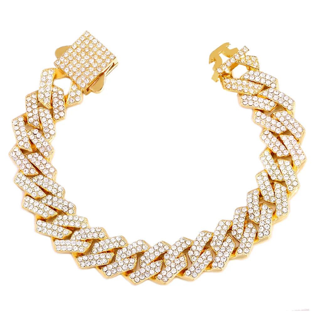 14MM Cuban Link Chain Bracelet-8
