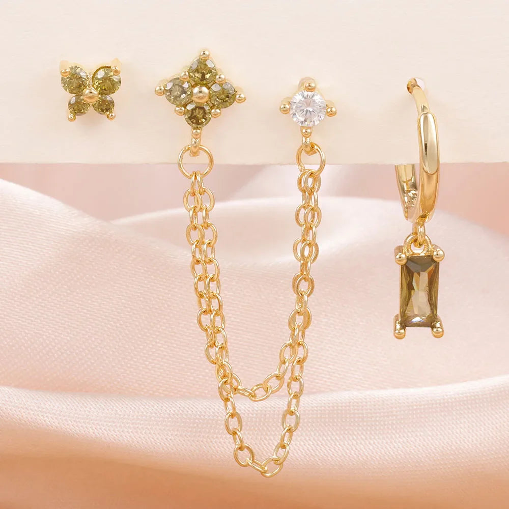 Zodiac Birthstone Earrings Set for Everyday Celestial Style-10