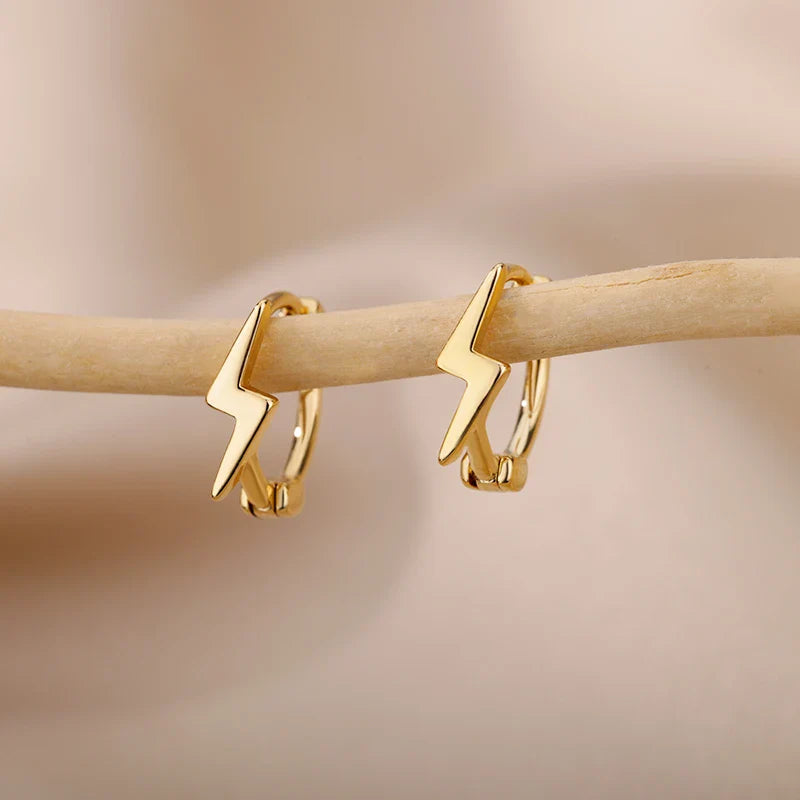 Minimalist Star Hoop Earrings for Everyday Elegance-21