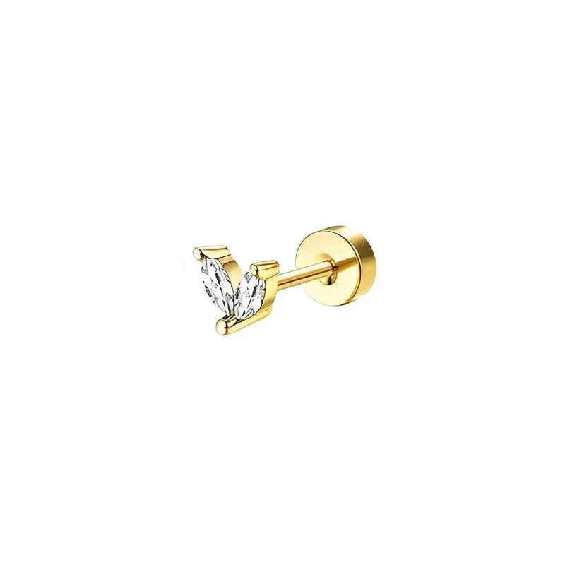 Bobisty Stud Hoop Earrings