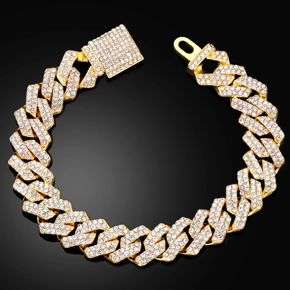 14MM Cuban Link Chain Bracelet-18