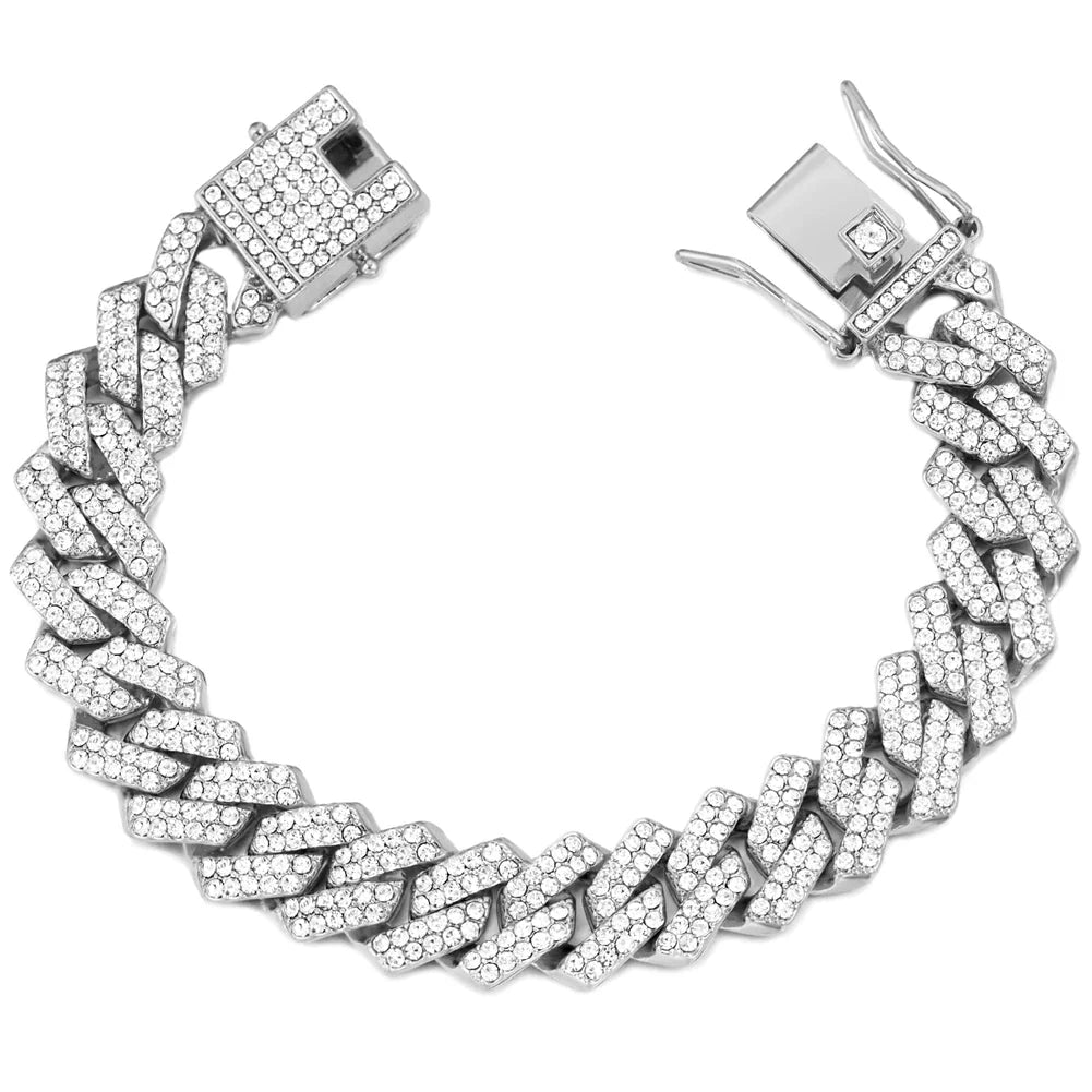 14MM Cuban Link Chain Bracelet-14