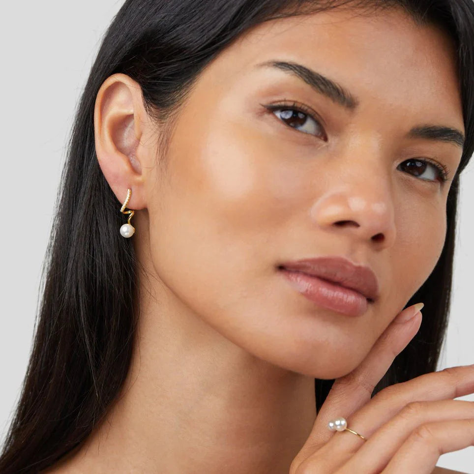 Pearl Wave Earring-4