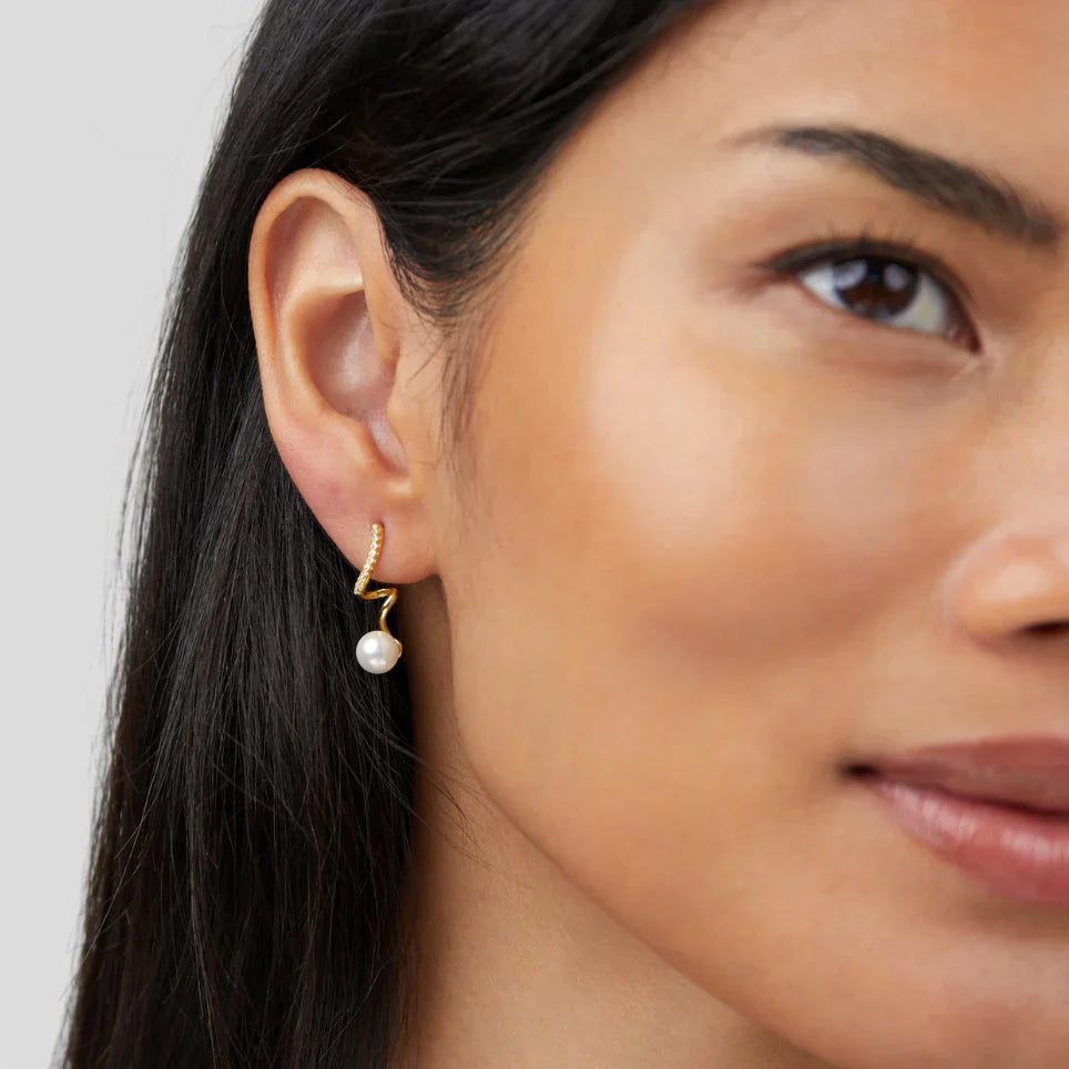 Pearl Wave Earring-1